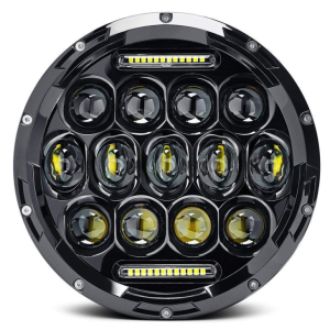 7-inčne okrugle LED žarulje 75W 7 inčne LED motore LED farovi DRL Svjetla u vožnji za Jeep Harley Davidson