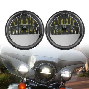 Morsun 4.5inch LED svjetlo za maglu za Harley Road Glide motocikla magla lampica