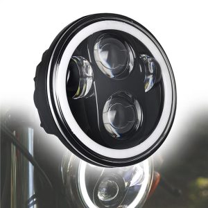 Morsun 40w 5 3/4 inčni LED projektor za prednja svjetla za Harley Davidson motociklistička svjetla Crna Chrome