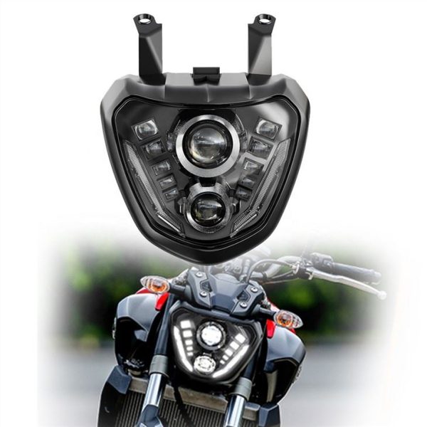 MorSun LED svjetla za motocikle za Yamaha MT 07 FZ 07 MT07 MT-07 FZ-07 2014 plus DRL svjetla projektor